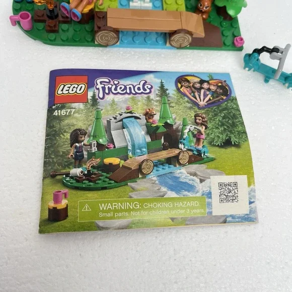 LEGO 41677 Friends Forest Waterfall Olivia Andrea Squirrel Scooter Diamond - Picture 2 of 11